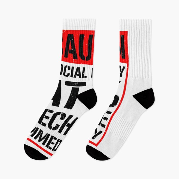 Item preview, Warning Social Batteries Critically Low Introvert designed and sold by JohnVBurks.
