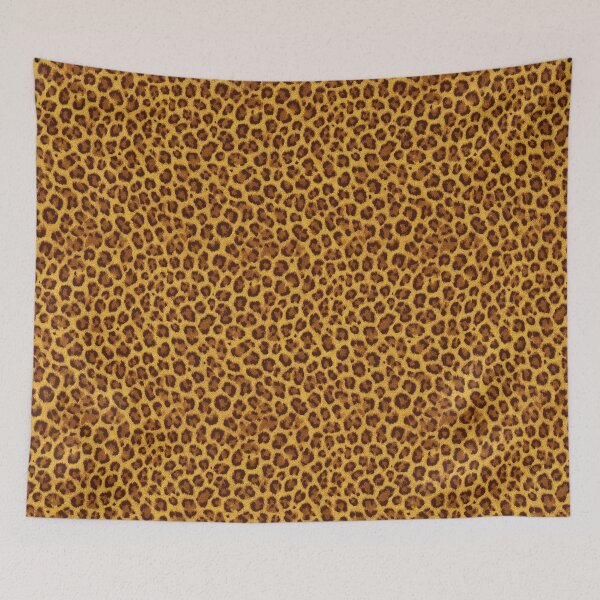 Item preview, Authentic-Look Leopard Textile - Wildlife Pattern  - Gifts For Guys designed and sold by RoyalStarsPatts.