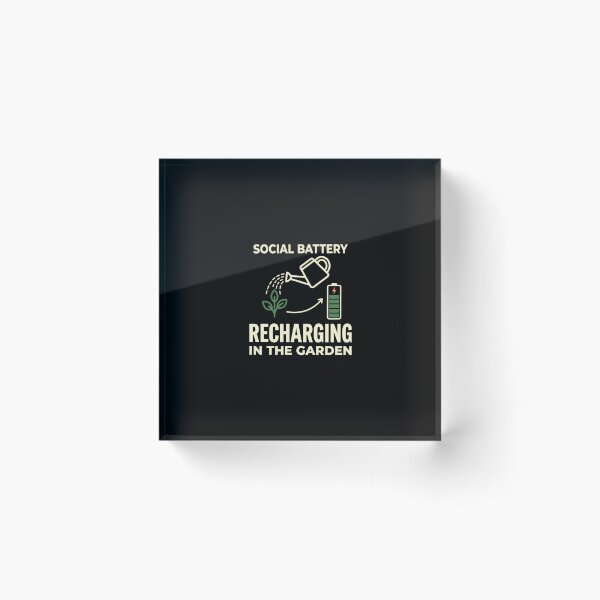 Item preview, Social Battery Recharging In The Garden Design designed and sold by JohnVBurks.