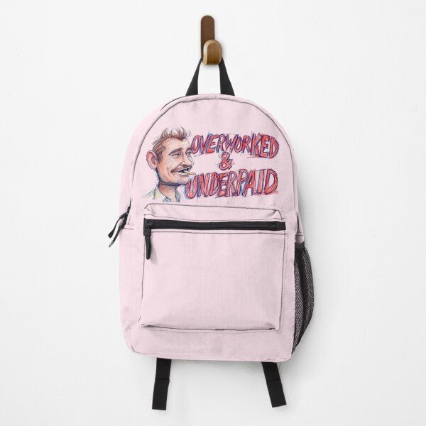 Item preview, “Overworked & underpaid.” -  Lavender Pink designed and sold by Grixel's Paang Gala Shop.