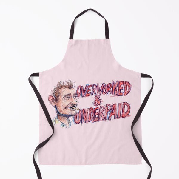 Item preview, “Overworked & underpaid.” -  Lavender Pink designed and sold by Grixel's Paang Gala Shop.