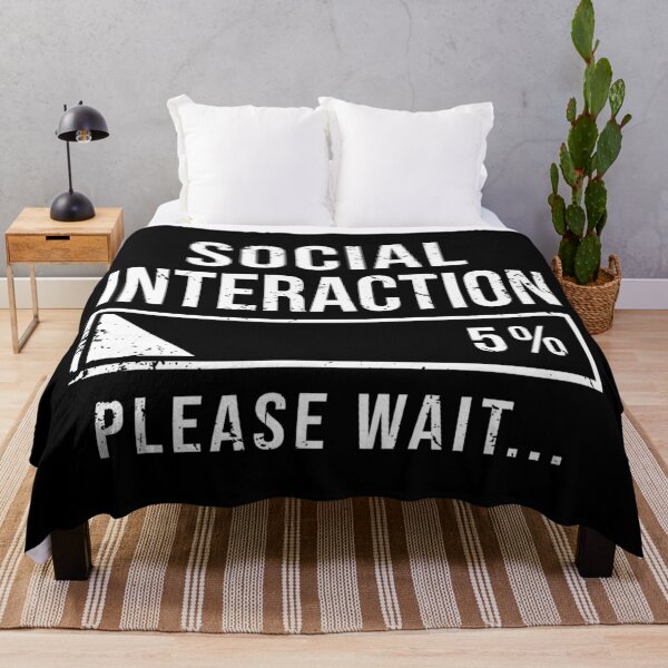 Item preview, Social Battery Low Funny Introvert Loading Bar Sarcasm designed and sold by JohnVBurks.