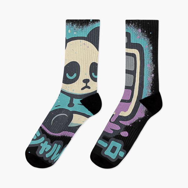 Item preview, Social Battery Low Funny Introvert Kawaii Panda Design designed and sold by JohnVBurks.