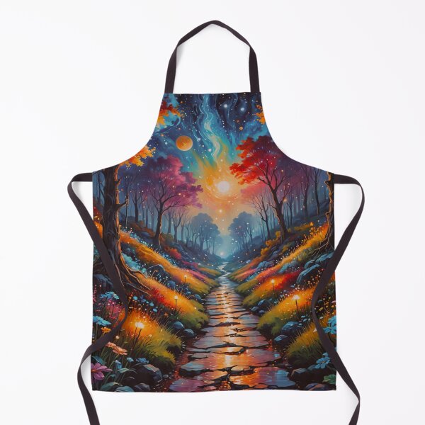 Item preview, Magical Forest Path Under Celestial Sky – Vibrant Fantasy Landscape Art designed and sold by BeautifulVirtues.