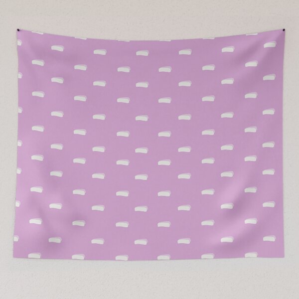 Item preview, White Minimalist Dashes on Gray Pink designed and sold by KSimpson838.