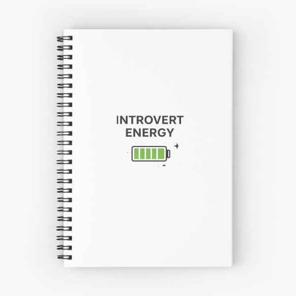 Item preview, Introvert Energy Minimal Sticker – Funny Aesthetic Quote Design designed and sold by MinimalMood Studio.