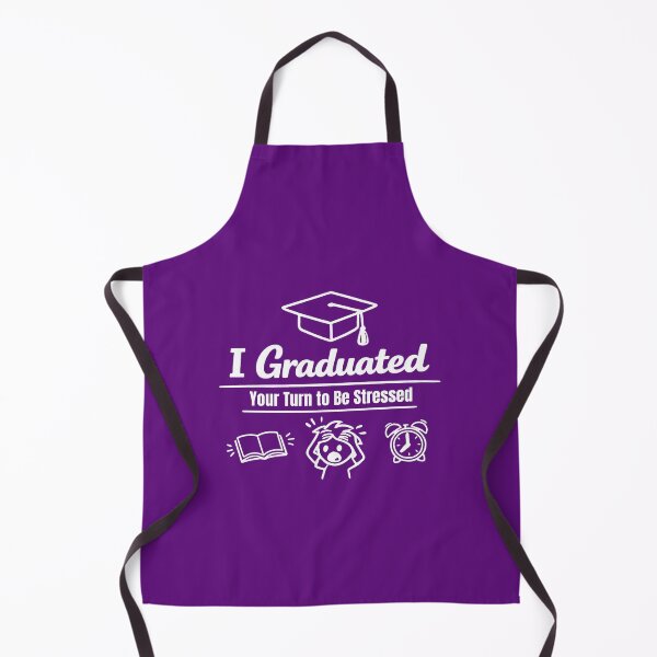 Item preview, I Graduated Your Turn to Be Stressed – Funny Graduation Gift Idea, Sarcastic Grad Quote designed and sold by DesignHouse07.