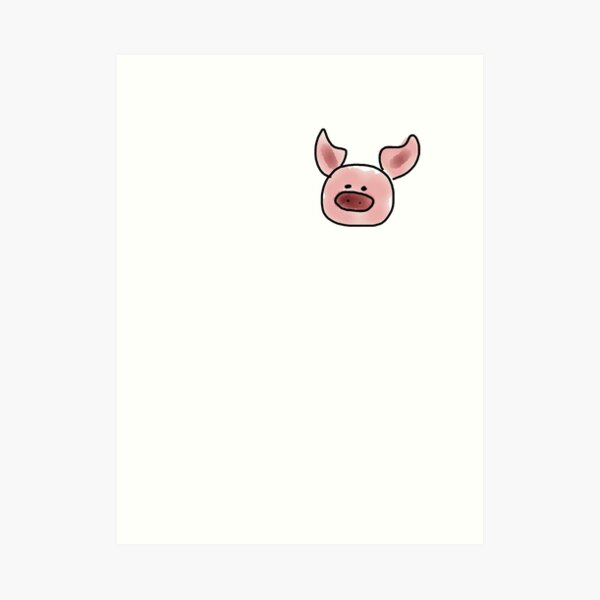 Pig Art Print