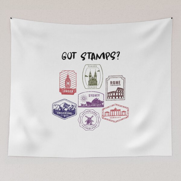 Item preview, Got Stamps Passport Travel Collection designed and sold by Inkworksbyshery.