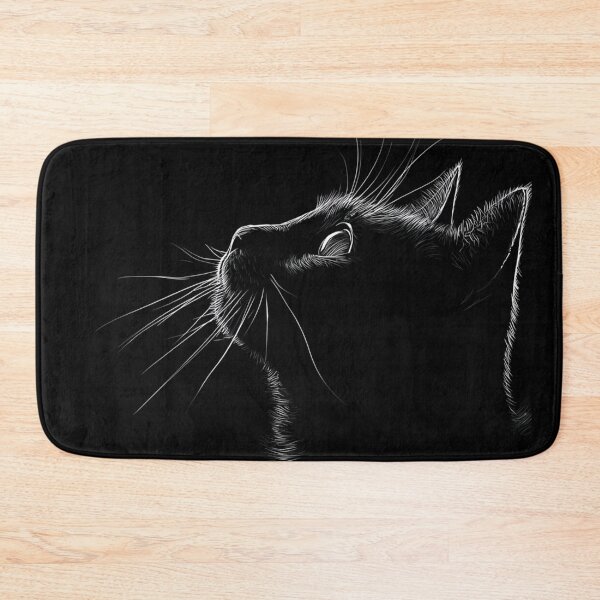 Item preview, Black Cat Silhouette Dark Eyes designed and sold by GrinGalore.