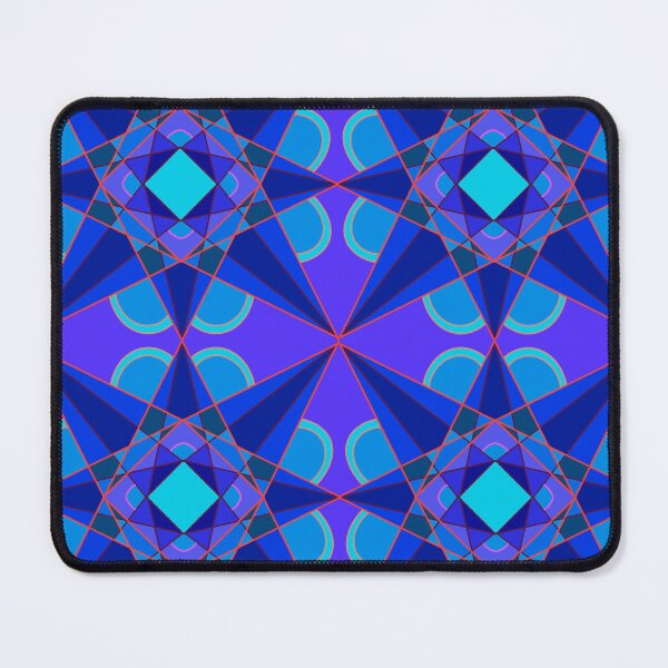 Item preview, Sparkling Eight‑Point Star Tile in Blue and Purple designed and sold by anamariafischer.