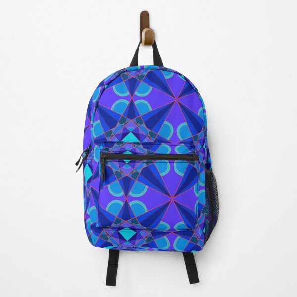 Item preview, Sparkling Eight‑Point Star Tile in Blue and Purple designed and sold by anamariafischer.