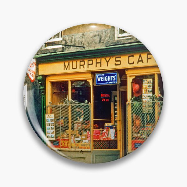 Item preview, Dublin, Ireland, April 7, 1959, Street Scene, Murphy's Cafe, Vintage Photograph designed and sold by AMacGPhilly.