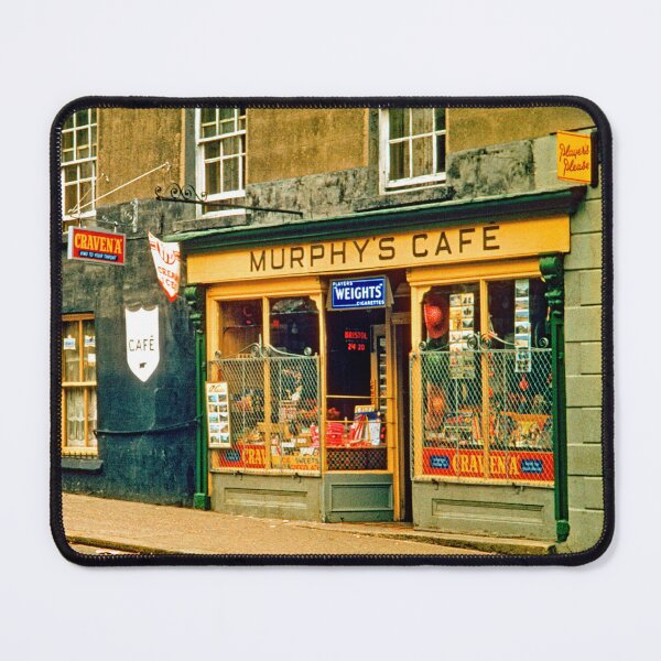 Item preview, Dublin, Ireland, April 7, 1959, Street Scene, Murphy's Cafe, Vintage Photograph designed and sold by AMacGPhilly.