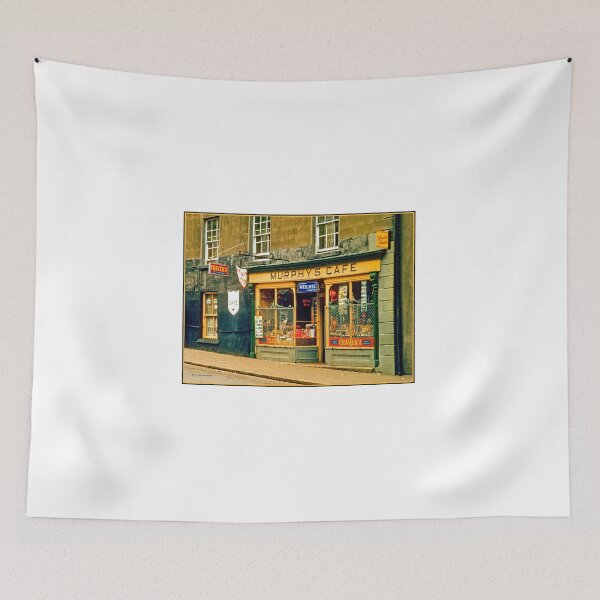 Item preview, Dublin, Ireland, April 7, 1959, Street Scene, Murphy's Cafe, Vintage Photograph designed and sold by AMacGPhilly.