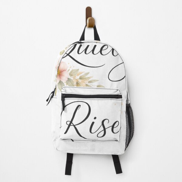 Item preview, Rise Quietly Minimal Floral Typography Motivational Quote Aesthetic Design designed and sold by Sanika arts .