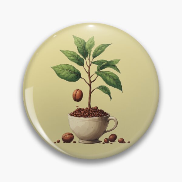 Item preview, Coffee Cup Plant: Homegrown Brew designed and sold by sanorastyle.