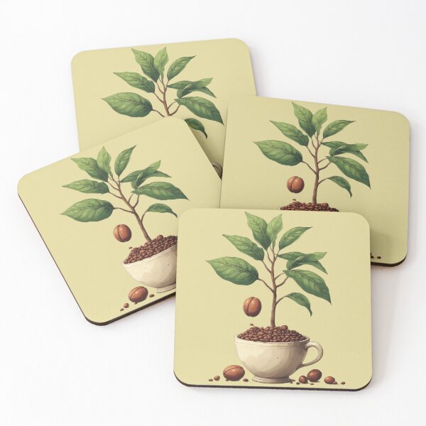 Item preview, Coffee Cup Plant: Homegrown Brew designed and sold by sanorastyle.