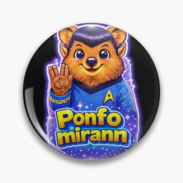 Item preview, Ponfo Mirann Quokka Spock Funny Meme Cute Space Parody designed and sold by ☆ CR4ZIIB4BII ☆.