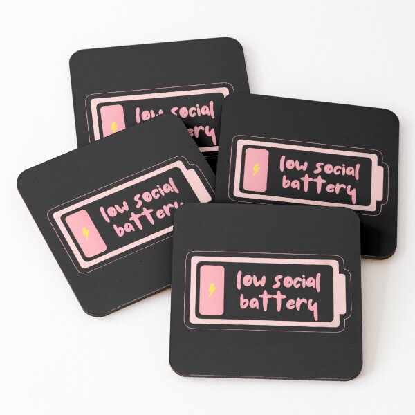 Item preview, Womens low social battery Funny design designed and sold by JohnVBurks.