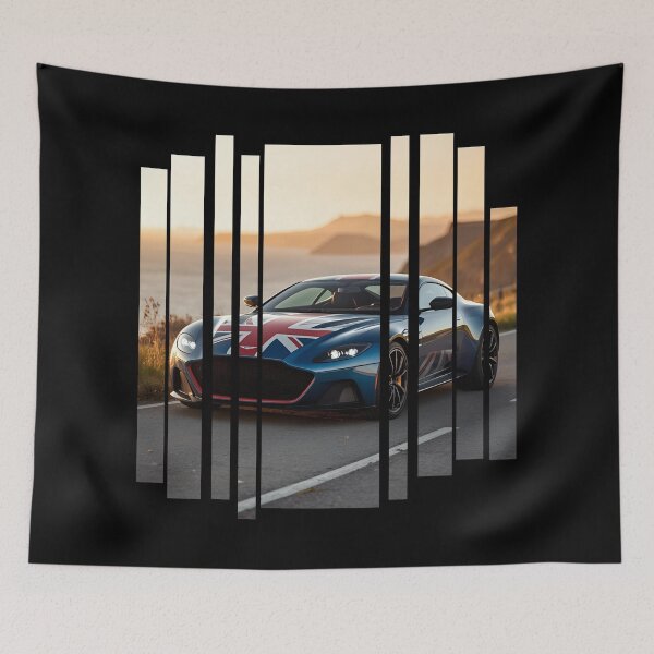 Item preview, Asto Marti Vantag British Muscle, Refined. Union Jack pattern integrated into car 12 designed and sold by Neon G.
