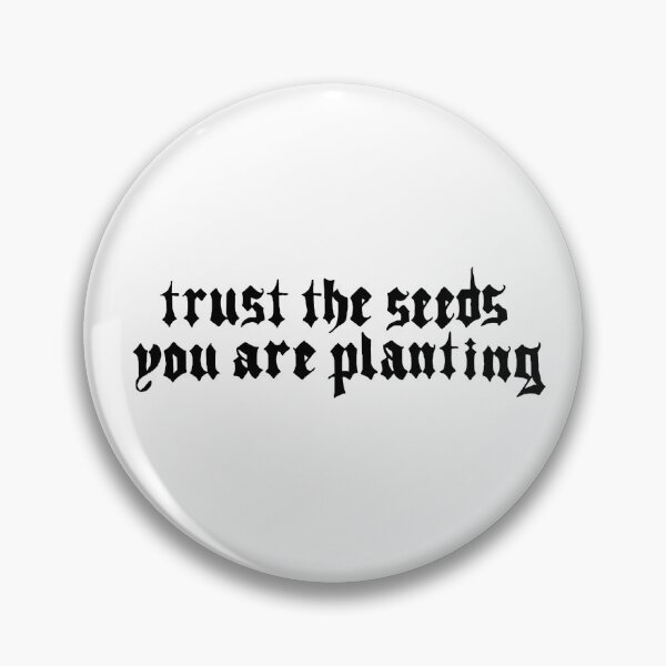 Item preview, Trust the Seeds You Are Planting - Black designed and sold by Manda Creates.