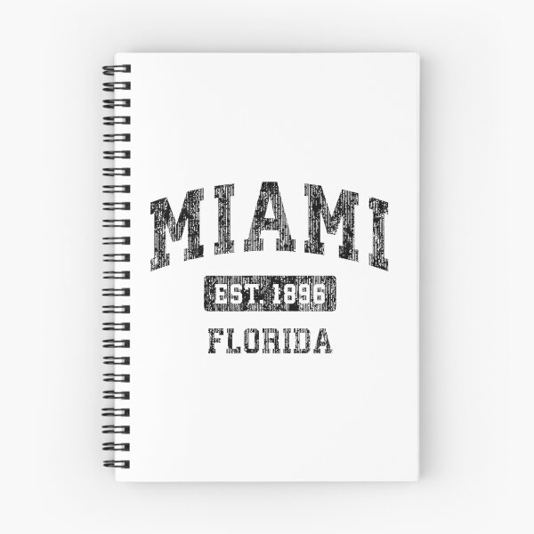 Item preview, Miami Florida FL Vintage Sports Design Black Design designed and sold by MollyLYork.