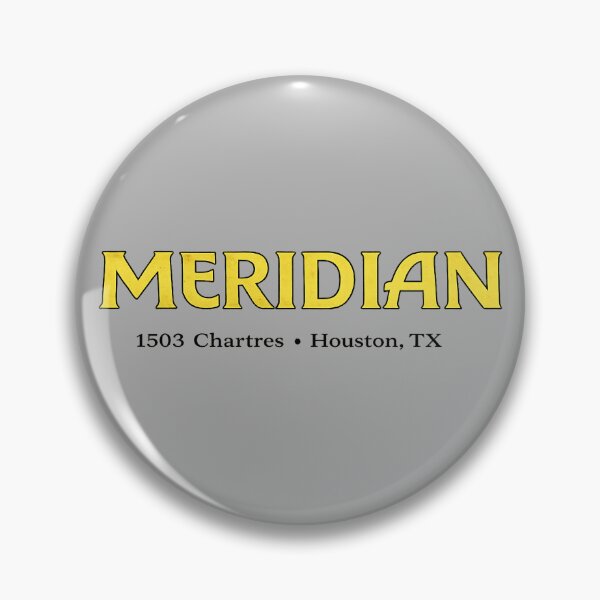 Item preview, Meridian Houston TX Vintage Venue Text Design designed and sold by gahteeriffico.