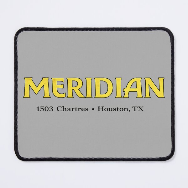 Item preview, Meridian Houston TX Vintage Venue Text Design designed and sold by gahteeriffico.