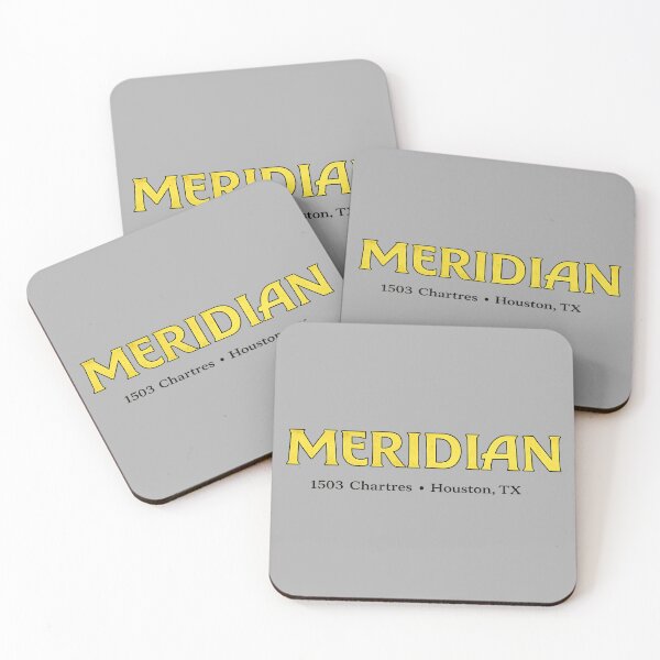 Item preview, Meridian Houston TX Vintage Venue Text Design designed and sold by gahteeriffico.