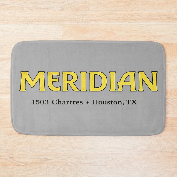 Item preview, Meridian Houston TX Vintage Venue Text Design designed and sold by gahteeriffico.