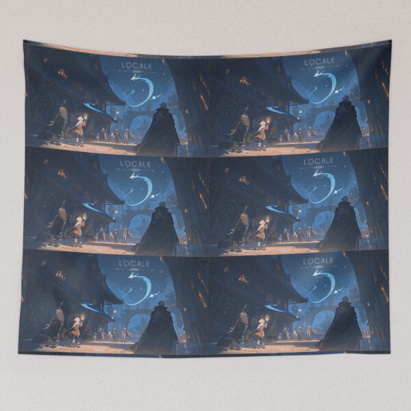 Item preview, Magical Night Kingdom – Fantasy Anime Adventure Scene designed and sold by EchoWave11.