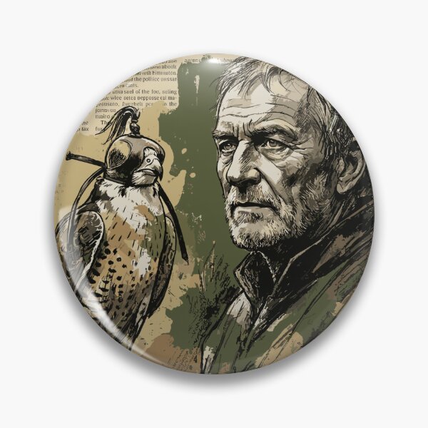 Item preview, Artistic Portrait of a Royal Falconer with a Falcon designed and sold by TaruHonu.