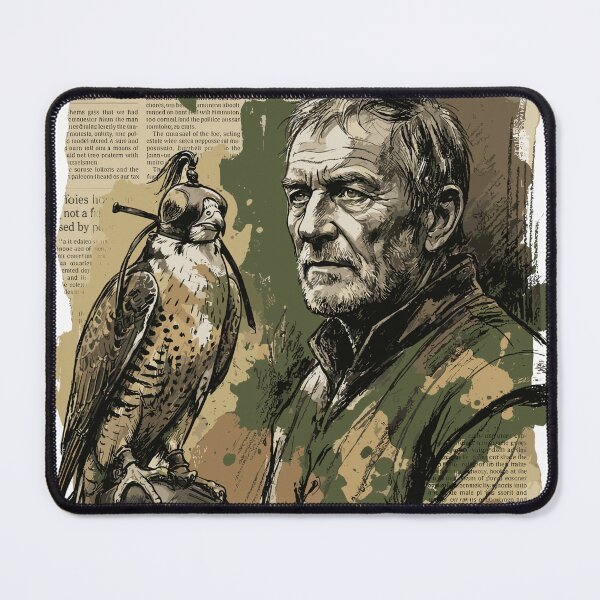 Item preview, Artistic Portrait of a Royal Falconer with a Falcon designed and sold by TaruHonu.