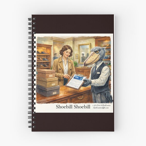 Item preview, Shoebill Shoebill – Mother’s Day Humor Watercolor designed and sold by Rick London Gifts.