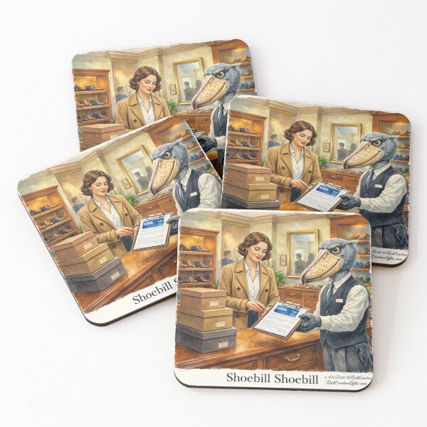 Item preview, Shoebill Shoebill – Mother’s Day Humor Watercolor designed and sold by Rick London Gifts.
