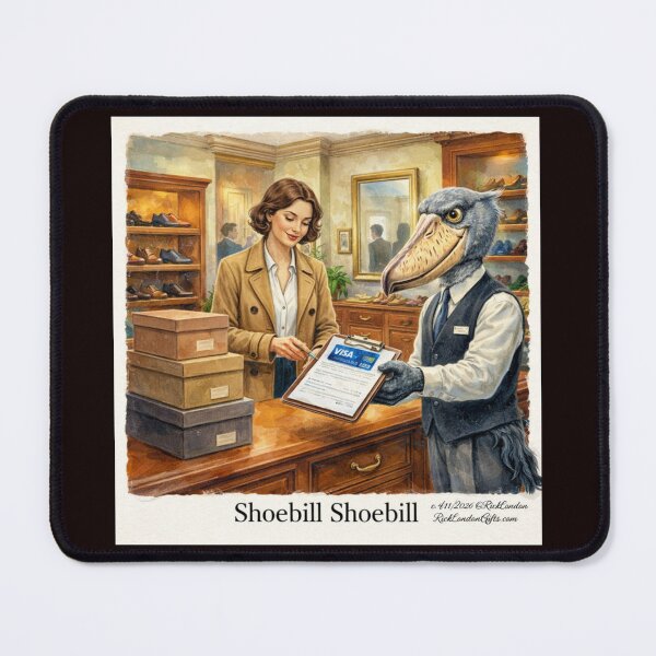 Item preview, Shoebill Shoebill – Mother’s Day Humor Watercolor designed and sold by Rick London Gifts.