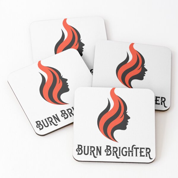 Item preview, Burn Brighter – Fiery Face Illustration designed and sold by LordOfWear.