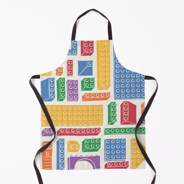 Item preview, Colorful Toy Building Blocks in Geometric Composition (Light Background) designed and sold by LizuliArt.