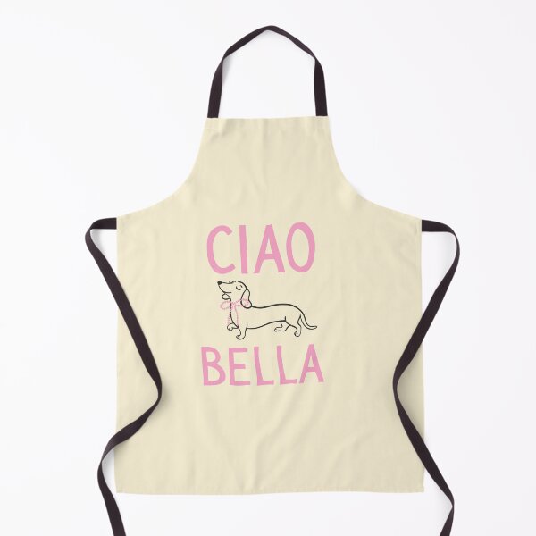 Item preview, CIAO BELLA, SAUSAGE DOG, FUNNY DOG designed and sold by HemoraArts.