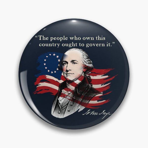 Item preview, Founding Fathers - John Jay DARK COLORS designed and sold by LMHDesigns.