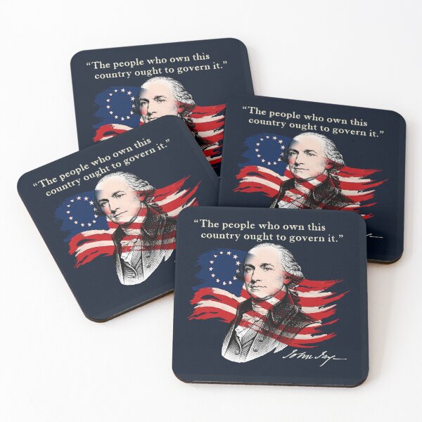 Item preview, Founding Fathers - John Jay DARK COLORS designed and sold by LMHDesigns.