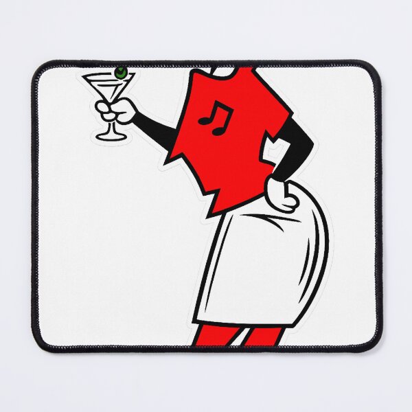 Item preview, Ska Cat Girl Martini – Retro 2 Tone Style Sticker designed and sold by PIXEL POP DESIGNS - Beyond the Norm!.
