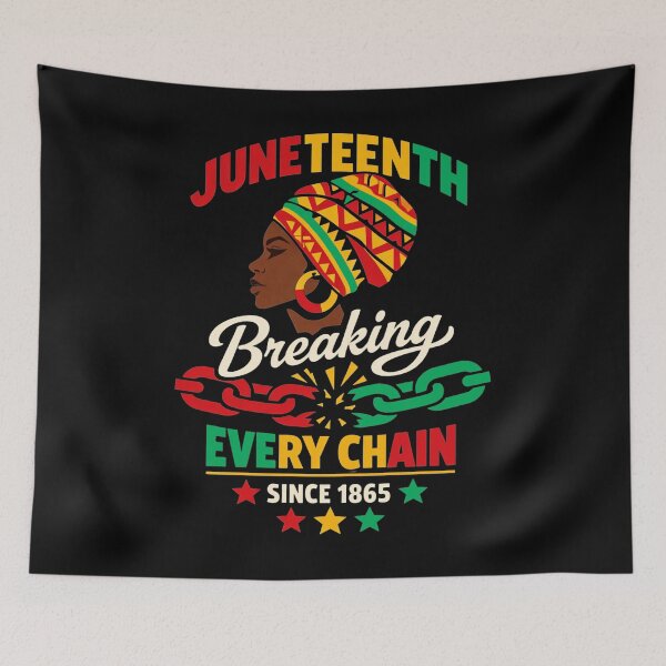 Item preview, Juneteenth Freedom Breaking Every Chain Since 1865 Women  designed and sold by clothesy7.
