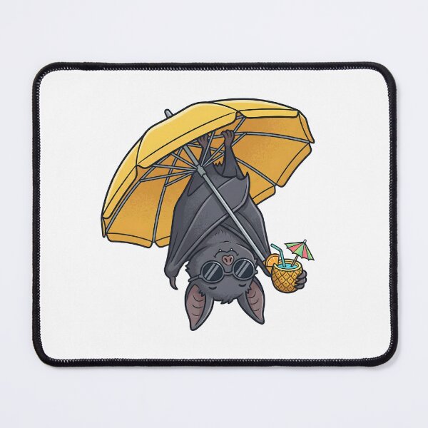 Item preview, Cute Summer Goth Bat Hanging From Beach Umbrella designed and sold by Kvarny.