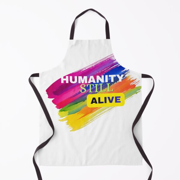 Item preview, Humanity Still Alive Typography Design | Motivational Quote Colorful Brush Art designed and sold by gazaliya.