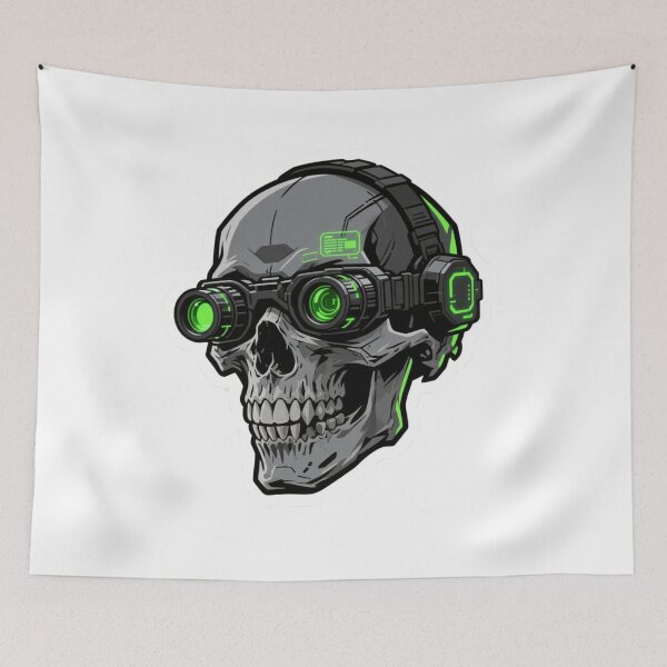 Item preview, Skull Night Vision Tactical Streetwear Design designed and sold by Core Prints.
