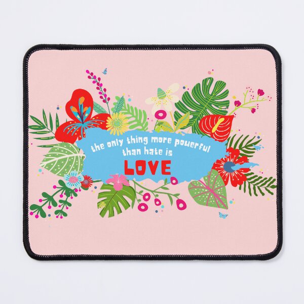 Item preview, The only thing more powerful than hate is LOVE designed and sold by DesignCollectiv.