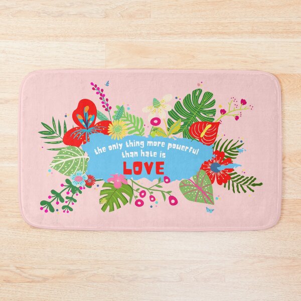 Item preview, The only thing more powerful than hate is LOVE designed and sold by DesignCollectiv.
