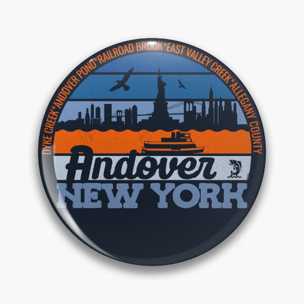 Item preview, Andover New York Sunset Retro Vintage Local Pride Logo designed and sold by CRHPOD20.